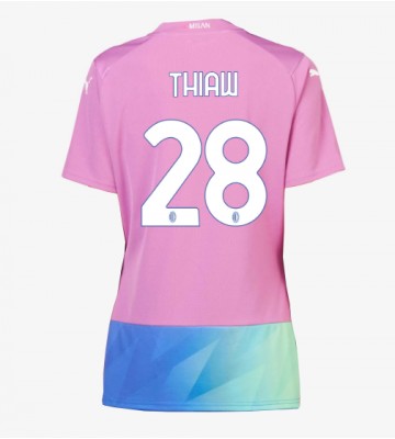 AC Milan Malick Thiaw #28 Tredje trøje Dame 2023-24 Kort ærmer